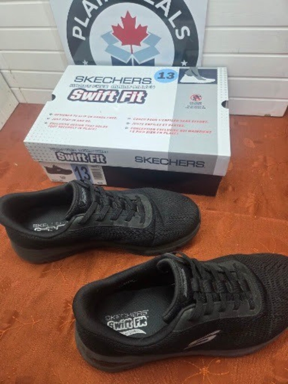 Skechers Hands Free Slip-ins Swift Fit Men's Arch Comfort Walking Shoes, Black,